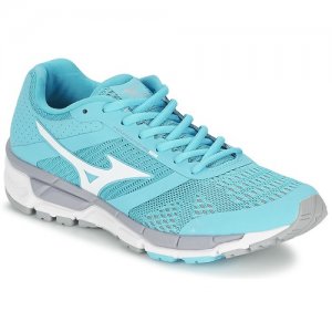 Per Lo Shopping Scarpe Sport Mizuno Blu/Bianco/Argento Synchro Mx per Donna