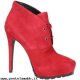 Donna Guess FL6IRRSUE09 Tronchetto Donna Pelle Rosso Clearance online