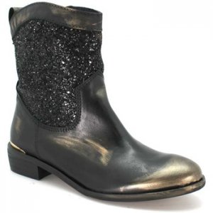 Donna Sergio Romero 10466 bottino GLITTER nero nero Popolare per vendita