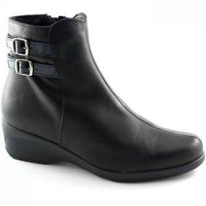 Donna Cinzia Soft IR90820 nero scarpe donna stivaletto fibbie zip laterale Nero Boutique Ufficialmente