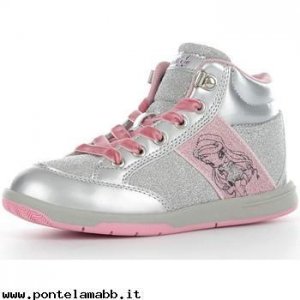 Bambini Canguro V3621 Sneakers Bambino Camoscio/Tessuto Argento brillante/Rosa Grigio Punti Vendita