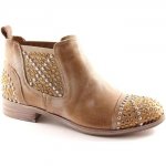 Donna Divine Follie 375B taupe stivaletti pelle beatles donna strass Beige Spazio Di Design Buoni Negozi Online