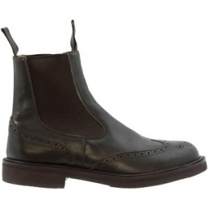 Donna Trickers mod Silvia Espresso Burnished Elastic Sided Boots Vibram Sole P marrone Trasporto Lib Punti Vendita