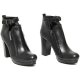 Donna Charme R157 SCARPE DONNA STIVALI STIVALETTI ZIP TRONCHETTI PELLE NERO nero Top Ufficia Marchio Di Vendita