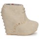 Donna Iron Fist MANEATER WEDGE Beige Marchio Di Vendita