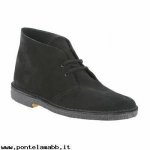 Donna Clarks DESERT BOOT Nero Soddisfatto per