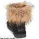 Donna Nome Footwear PASSATI FUR Nero Enorme Discounted