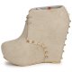 Donna Iron Fist MANEATER WEDGE Beige Marchio Di Vendita