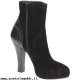 Donna Vic 4H9968D.691B5I Tronchetto Donna Crosta Nero Nero Clearance online