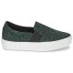 Buona vendita Slip On Kangaroos Nero/Verde K-Mid Plateau 5092c per Donna