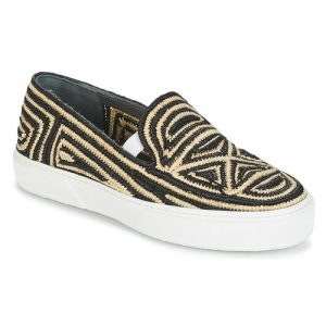 Vendita Di On-Line Slip On Robert Clergerie Nero/Beige Tribal per Donna