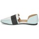 Donna Ballerine Shellys London MOZZA Blu Trasporto veloce Gomma Fashion outlet