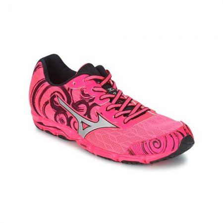 Originale Scarpe Sport Mizuno Rosa/Argento/Nero Wave Hitogami 2 per Donna