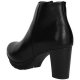 Donna Cinzia Soft IV9659 Tronchetto Donna Pelle Nero Nero Per Internet In Vendita