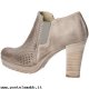 Donna Polvere T307/FR Tronchetto Donna Pelle Grigio Ufficialmente