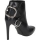 Donna Sgn CALF nero Di Fabbrica Presa Moda Online