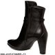 Donna Ecco STIVALETTO ALTO SCULPTURED 75 Nero Negozio Autentica