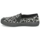 Economica Per Slip On Victoria Nero Slip On Estampado Vaca per Donna