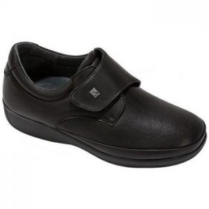 Donna Mabel Shoes 252015 scarpa pelle Elastico PIES DELICADOS Velcro nero Popolare per vendita