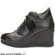 Donna Night & Day 172PTS Sneakers Donna Pelle Nero Nero Grande Sconto