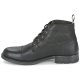 Uomo Jack & Jones SIRCA LEATHER MID BOOT Grigio Marchio Di Vendita