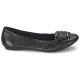 Donna Ballerine Hush puppies FINNLEY CHASTE Nero Trasporto veloce Gomma Sito Offerte