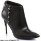 Donna Guess Lona Leather Ankle Boot Nero Punti Vendita