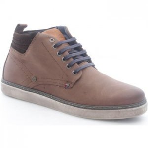 Uomo Wrangler WM152060 Sneakers Uomo Pelle Marrone Offerte Di Sconto