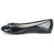 Donna Ballerine So Size DOURSE Nero Gomma Siti Di Liquidazione