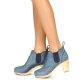 Donna Swedish hasbeens CLASSIC CHELSEA BOOT Blu Moda Online