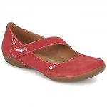 Donna Ballerine Clarks FELICIA PLUM Rosso Gomma Siti Di Liquidazione