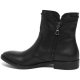 Donna Charme 602 SCARPE DONNA STIVALETTI TRONCHETTI DOPPIA ZIP PELLE nero Vendita Di On-Line