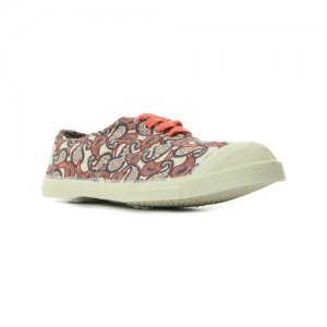 Moda A Buon Mercato Sneakers Bensimon Rosso Ten Lacet Liberty Cachemire per Donna