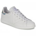 Nuovo Stile Sneakers Victoria Bianco/Argento Deportivo Basket Piel per Donna