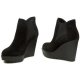 Donna Calvin Klein Jeans Sydney Suede Nero Soddisfatto per