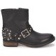 Donna Pieces ISADORA LEATHER BOOT Nero Marchio Di Vendita