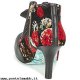 Donna Irregular Choice BLAIR ELFGLOW Nero/Rosso Trovare Prezzi Più