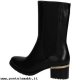 Donna Braccialini 1438P Mezzo Stivaletto Donna Pelle Nero Nero Moda Online