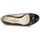 Donna Ballerine Paco Gil DIGRATTA Nero Cuoio Magazzino Outlet