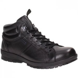 Uomo Lumberjack SM03101-003 Sneakers Uomo Pelle Nero Marchio Di Vendita