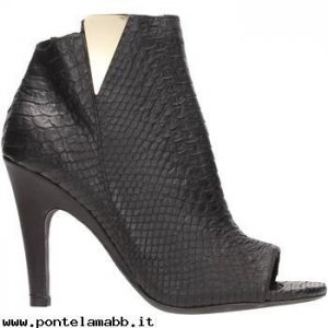 Donna Vic 469240D Tronchetto Donna Pelle Nero Grande Sconto