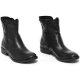 Donna Charme 602 SCARPE DONNA STIVALETTI TRONCHETTI DOPPIA ZIP PELLE nero Vendita Di On-Line