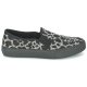 Economica Per Slip On Victoria Nero Slip On Estampado Vaca per Donna