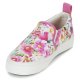 Originale Slip On Ralph Lauren Rosa/Floreale Carlee Twin Gore per Donna