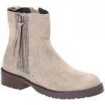 Donna Apepazza HRL07/CROSTA Tronchetto Donna Pelle Taupe Grigio Affare Vendita