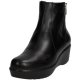 Donna Maria Jaen 1133N Mezzo Stivaletto Donna Pelle Nero Nero Offerte Di Sconto