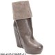 Donna Vic 4H9905D.686B5M Tronchetto Donna Pelle Grigio Ufficialmente