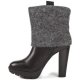 Donna Calvin Klein Jeans Judith Baby Calf/Wool Nero Popolari Siti Shoping In Linea