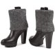 Donna Calvin Klein Jeans Judith Baby Calf/Wool Nero Popolari Siti Shoping In Linea