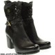 Donna A.s. 98 donna stivaletti con tacco 507232 Nero Moda Online